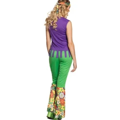 Déguisements Adultes-Euro Shop Déguisement Woodstock Hippie Femme - M