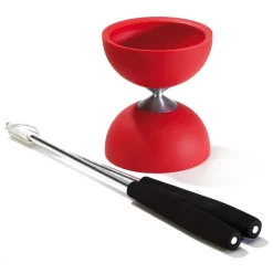 Jeux De Plein Air-Euro Shop Diabolo caoutchouc rouge