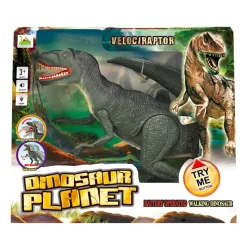 Sets À Jouer Figures Et Animaux-DDD Toys Dinosaure Velociraptor avec son et lumière