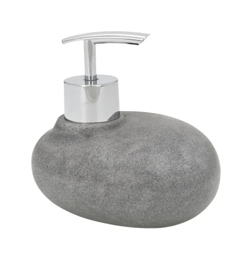 Accessoires-Wenko Distributeur savon Pebble stone gris