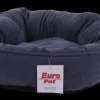 Dormir Confortablement-Euro Pet Donut gris 65 x 65 x 18 cm
