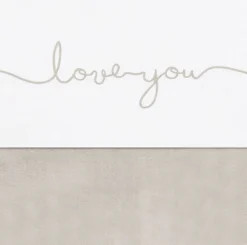 Linge De Lit-Jollein Drap 75 x 100 cm Love You Nougat Coton