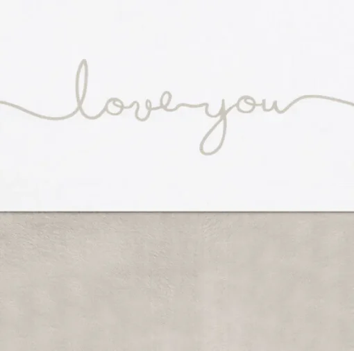 Linge De Lit-Jollein Drap 75 x 100 cm Love You Nougat Coton