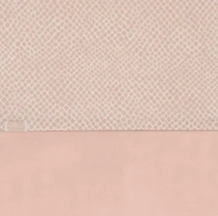Linge De Lit-Jollein Drap 75 x 100 cm Snake Pale Pink Coton
