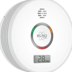 Détecteurs Et Appareils De Mesure-Elro PRO PK4910 Design Détecteur de monoxyde de carbone avec batterie de 10 ans