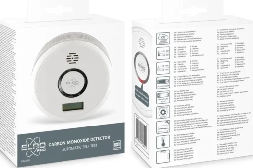 Détecteurs Et Appareils De Mesure-Elro PRO PK4910 Design Détecteur de monoxyde de carbone avec batterie de 10 ans