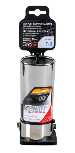 Accessoires Voiture-Euro Shop Embout D' Échappement T-3