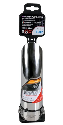 Accessoires Voiture-Euro Shop Embout D' Échappement T-07