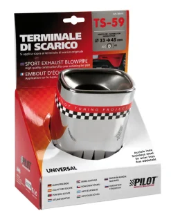 Accessoires Voiture-Euro Shop Embout D' Échappement TS-59