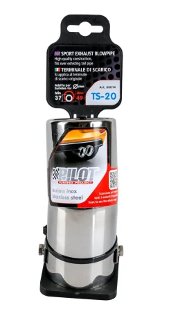Accessoires Voiture-Euro Shop Embout D' Échappement TS-20