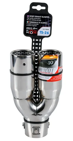 Accessoires Voiture-Euro Shop Embout D' Échappement TS-26