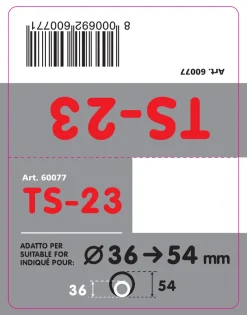 Accessoires Voiture-Euro Shop Embout D' Échappement TS-23