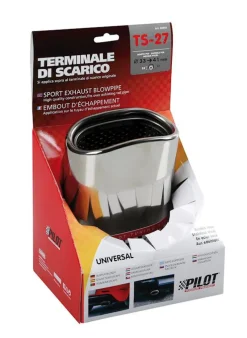 Accessoires Voiture-Euro Shop Embout D' Échappement TS-27