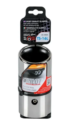 Accessoires Voiture-Euro Shop Embout D' Échappement TS-16L