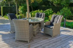 Ensembles De Jardin | Meubles De Jardin-DDD Ensemble de jardin Suzanne en imitation osier