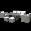 Ensembles De Jardin | Salons De Jardin-DDD Ensemble repas et lounge Stockholm