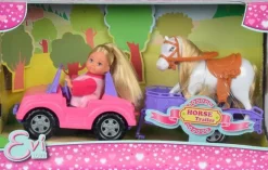 Sets À Jouer Figures Et Animaux-Merkloos Evi Love Jeep M/Paardenaanhang