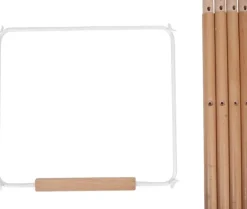 Chaises Hautes Et Coussin-Childhome Evolu Extra Set De Pieds Longues + Repose Pieds Bois Blanc Naturel