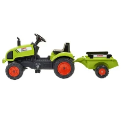 Vélo Et Conduite-Falk Claas tracteur avec remorque vert