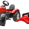 Vélo Et Conduite-Falk tracteur Massey Ferguson S8740 avec remorque rouge
