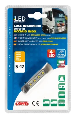 Éclairage-Euro Shop Feu d'encombrement 12/24V Ambre