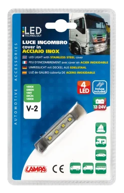 Éclairage-Euro Shop Feu D'encombrement 12/24V Vert