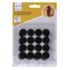 Des Ferrures De Meubles Et De Portes-DDD feutre adh rond 20mm noir 32pieces