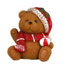 Statues, Figurines Et Maisons-DDD Toys Figurine ours Noël avec boule et lumière LED 29cm