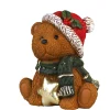 Statues, Figurines Et Maisons-DDD Toys Figurine ours Noël avec lumière LED 30cm
