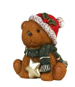 Statues, Figurines Et Maisons-DDD Toys Figurine ours Noël avec lumière LED 30cm