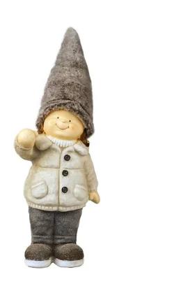 Statues, Figurines Et Maisons-DDD Fille avec grand bonnet 25x73 cm