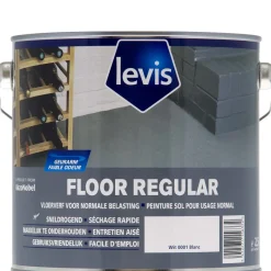 Peinture Mur Et Plafond | Peinture Spéciale-Levis Floor regular blanc 2,5 L