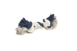 Jouets-Beeztees Flossytoy rouge / bleu 2 noeuds 125 g