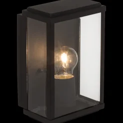 Éclairage Extérieur | Appliques Extérieur-Brilliant Gaia mur noir IP44 E27 60W