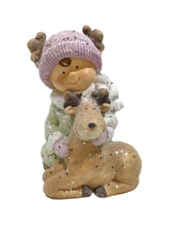 Statues, Figurines Et Maisons-DDD Garçon hiver Liam 36 cm