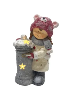 Statues, Figurines Et Maisons-DDD Garçon hiver Timo 43 cm