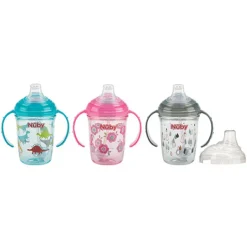Ustensiles De Repas-Nuby Gobelet anti-goutte en Tritan™ - 240ml - 6m+