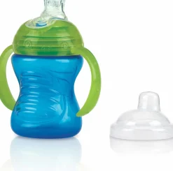 Ustensiles De Repas-Nuby Gobelet anti-goutte Swirl - Bleu - 240ml - 6m+