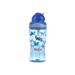 Ustensiles De Repas-Nuby Gobelet Flip-It en Tritan™ - bleu - 360ml - 3 ans+