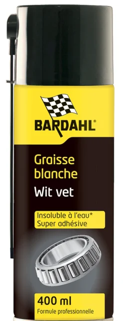 Maintenance Technique Voiture-Euro Shop graisse Blanche Aérosol 400 ml