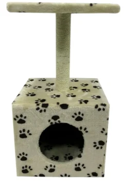 Dormir Confortablement | Arbre À Chat-Euro Pet Grattoir beige avec pattes