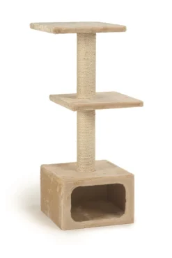 Dormir Confortablement | Arbre À Chat-Beeztees Grattoir dora beige 38x38x29 cm