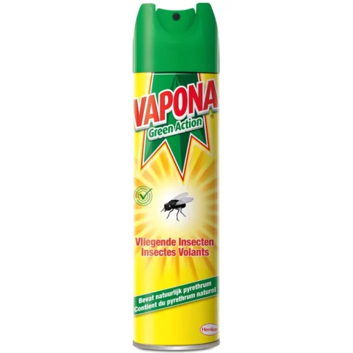 Anti-insectes (rideaux À Mouches, Sprays, Stickers, Boite Anti-fourmis, Etc.) | Pulvérisation Et Protection-Vapona Green action spray insectes volantes 400 ml