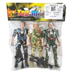 Sets À Jouer Figures Et Animaux-DDD Toys Guerrier militaire 3 pcs