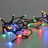 Décoration De Sapin | Décoration Lumineuse-Euro Light Guirlande lumineuse avec 180 lampes multicolor LED - 12,5m