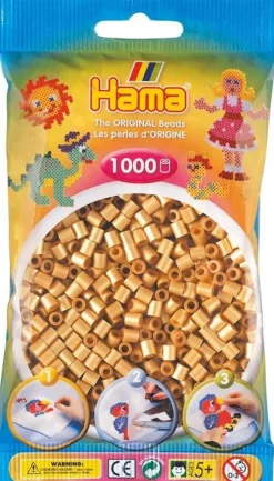 Artisanat-Hama beads Hama 1000 pcs perles à repasser or