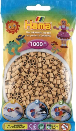 Artisanat-Hama beads Hama 1000 perles à repasser marron clair
