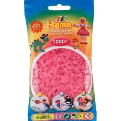 Artisanat-Hama beads Hama midi perles 1000 pcs rose transparent rose