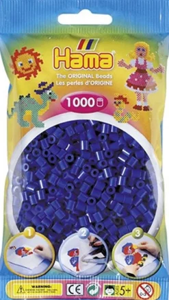 Artisanat-Hama beads Hama 1000pcs perles blue