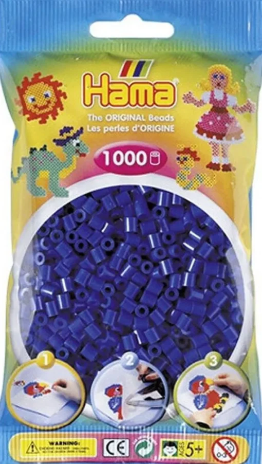 Artisanat-Hama beads Hama 1000pcs perles blue